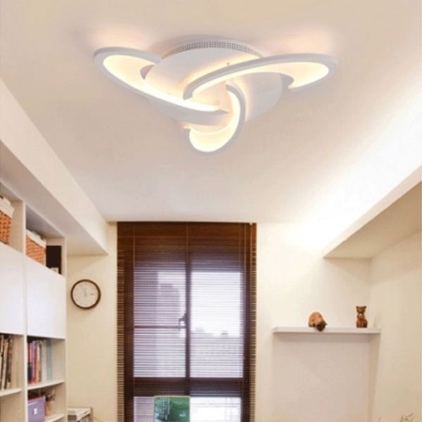 Modern Led White Acrylic Ceiling Lights For Living Room Bedroom