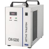 S&A CW-5202AH Industrial Water Chiller for 8KW Spindle / Welding Equipment / One 130-150W CO2 Glass Laser Tube / 2 100W CO2 Laser Tubes Cooling, AC 1P 220V, 50Hz