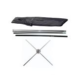 13.1 ft Pole with Cross Base Flag Banner Stand
