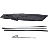 13.1 ft Pole with Spike Base Flag Banner Stand