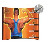 7.5ft Curved Pop Up Display(Graphic included)-Spring Connection