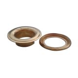 4#(10mm)Golden Iron Grommet for Heavy Duty Hand Press Grommet Machine