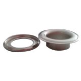 6#(14mm)Silver Iron Grommet for Heavy Duty Hand Press Grommet Machine