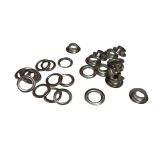 4# (10.5mm) Silver Iron Grommet for Mini Hand Press Grommet Machine