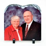 Big Square Sublimation Photo Slate with M-Shape on the Top (30 x 30CM)