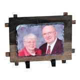 Rectangular Sublimation Photo Slate with Wood Frame (12 x 17CM)