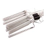 30cm 144 LEDs Waterproof LED Meteor Shower Rain String Fairy Flash Light Xmas Tree Decoration (8 pcs/set)
