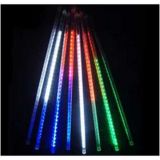80cm 576 Waterproof LED Meteor Shower Rain String Fairy Flash Light Xmas Tree Decoration (8 pcs/set)