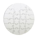 Pearlescent Circle Dye Sublimation Blank Jigsaw Puzzle Child DIY Games Toy Heat Transfer