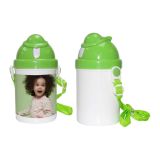 400ml Blank water Bottle For Kids Children, for Sublimation Printing,With Little Cap