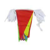 16.4ft Lenght (0.62ft x 0.92ft) Triangle Colorful String Flag