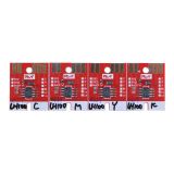 Generic Chip Permanent for Mimaki LH100-0659 UV Cartridge 4 Colors CMYK