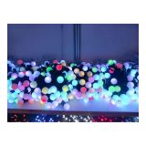 AC220V Φ24mm Color Changing 100LED RGB Ball 32 Feet  String for Christmas XMAS Party