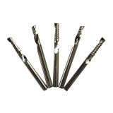 A Series One Flute Spiral CNC Router Cutting Bits for Solid Wood
