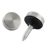 16mm Dia Stainless Steel Decorative Screw Cap Mirror Nails for Acrylic Fixings