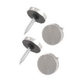 20mm Dia Stainless Steel Decorative Screw Cap Mirror Nails for Acrylic Fixings