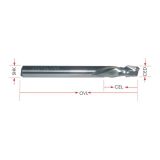 2 Flutes Up&Down Cut Flute Spiral CNC Router Cutting Bits