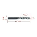 3 Flutes Up&Down Cut Flute Spiral CNC Router Cutting Bits
