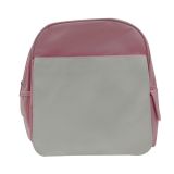 Pink Blank Sublimation Backpack with Heat Transfer Flap for Kids