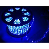 AC110V/220V High Voltage Rainbow Tube LED Rope Lights with Round Wire 18 LEDs/M, 100m(328ft)/roll/pack