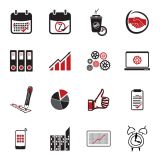 Business Flat Metro Style Icon Set (Free Download Illustrations)