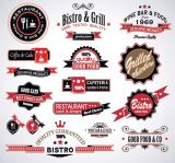 Set of Vintage Badges and Labels Signs Set Vector Illustrations (Free Download Illustrations)