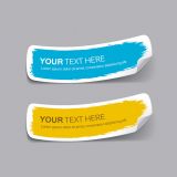 Stereo Label Smear Color Vector Business progress steps template background Diagram and Infographics Design Vector illustration(Free Download Illustrations)