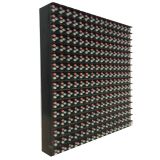 Outdoor LED Display P10 Medium 16x16 RGB LED Matrix Panel(6.3" x 6.3" x 0.5")