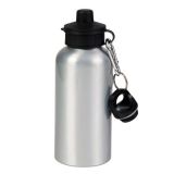 CALCA 600ml Blank Silver Sport Bottle for Sublimation Printing