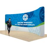 Custom Fabric Graphic for 17ft Curved Back Wall Display (Graphic Only/Single Sided)