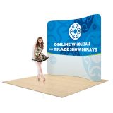 Custom Fabric Graphic for 7.5ft Curved Back Wall Display (Graphic Only/Single Sided)