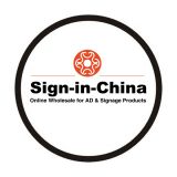 Customized TWO Color LOGO Advertising Light Films for Logo Projector Light 37X26mm