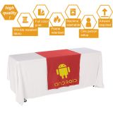 30"W Table Runner Printing on Red