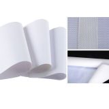 70.9" (1.8m) Width White Color Reflective Flex Banner, Printable Media