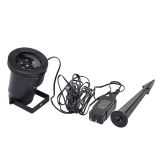 Christmas Projector Lamp Moving White Snowflake LED Landscape Projection Lights