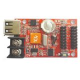 HD-U6A USB / U-Disk Communication Wireless Single / Double Color LED Control Card For LED Text Display Moving Sign Driving Board