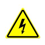 Danger High Voltage Electric Warning Safety Label Sign Decal Sticker