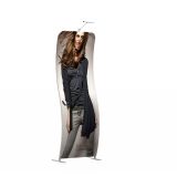 90" Height Snake Banner Stand with Custom Printing Dye-sublimation Graphic