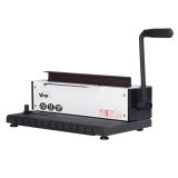 34 Holes Metal Wire Punching Binding Machine 120 Sheet Paper Binder Puncher Scrapbook Office