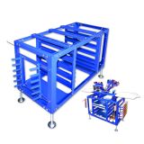 Screen Printing Material Holding Rack Work Table Screen Printing Equipment