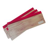 3 pcs 13" (33cm) Squeegees Screen Printing Ink Scraper Wood Handle 75 Durometer