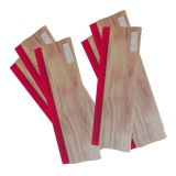 6 pcs 13" / 33cm Screen Printing Squeegee Ink Scraper Silk Stencil Printing DIY 75 Durometer