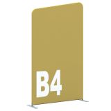 4.9ftW x 7.6ftH Free Combination Splicing Oblique Corner Fabric Tension Back Wall-B4