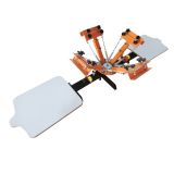 4 Color 2 Station Micro-Adjustable Screen Printing Machine