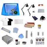 4 Color Silk Screening Supply DIY Screen Printing Material Kit