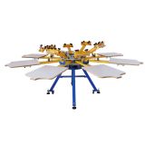 8 Color 8 Station Screen Printing Machine Press T-shirt Printer Equipment DIY