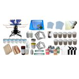 6 Color Silk Screen Printing Kit Silk Screen Printer & Press Tools Materials