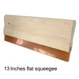 High Quality Silk Screen Printing Wood Squeegee Ink Scraper 65 Durometer - 13 In.