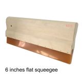 High Quality Silk Screen Printing Wood Squeegee Ink Scraper 65 Durometer - 6 In.