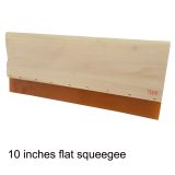High Quality Silk Screen Printing Wood Squeegee Ink Scraper 70 Durometer - 10 In.